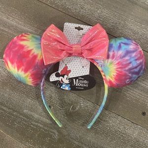 Disney tie dye “Minnie mouse” ears / headband
